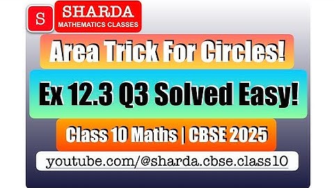 🔥Class 10 Maths Ex 12.3 Q4 | Combo of Plane Figures | Circles Area Easy Trick | CBSE 2025 Must Watch