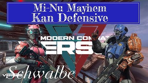 Mi-Nu Mayhem + The Kan Defensive - Modern Combat Versus