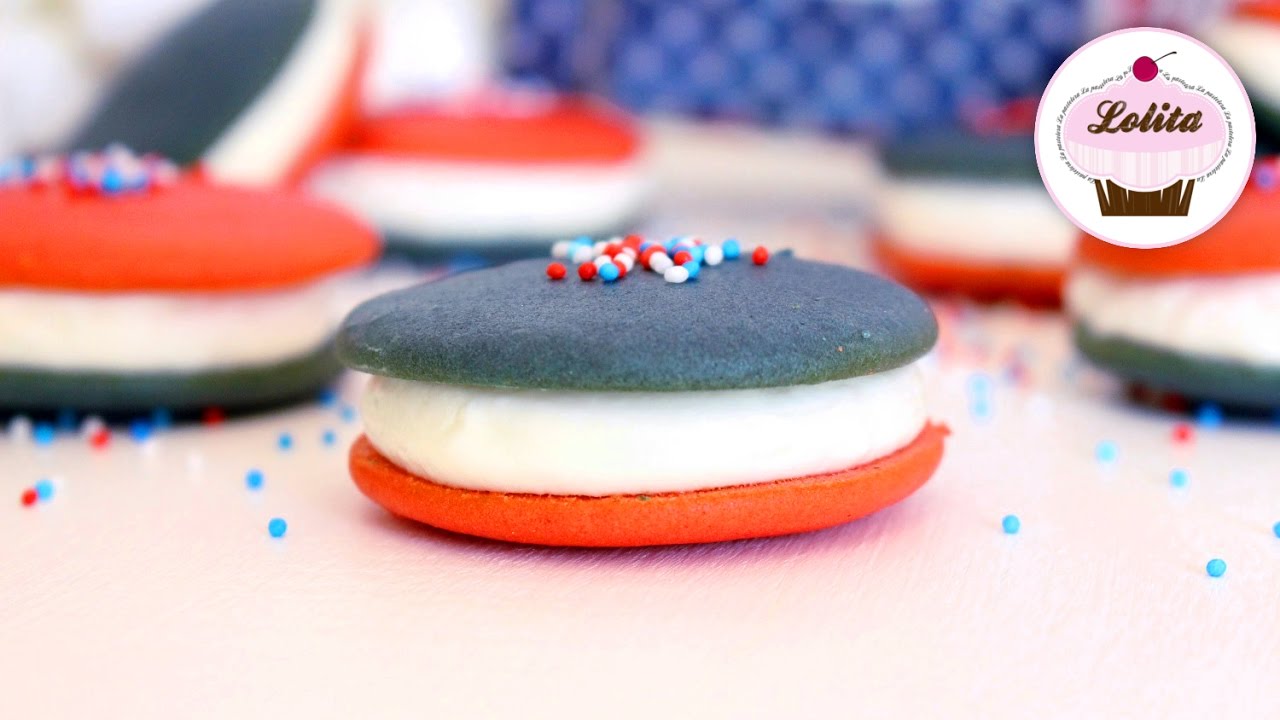 Receta de whoopies rellenos | Whoopies de mantequilla | Whoopie 4th of july