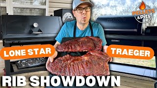 Traeger Ironwood XL vs Lone Star Grillz  - Epic RIB SHOWDOWN - Which Pellet Grill is Better?