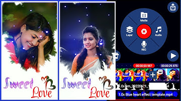 Ink Drops Love Status 💕 Kinemaster Video Editing Tamil | LOVE EDITING⚡ | #kinemaster