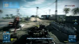 Battlefield 3 - T90-A Multi-Kill On Venom Transport Helicopter!!