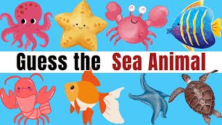 Guess the Sea Animal's Name. 🐟 🦀 🐙 How smart are you ?? 😇