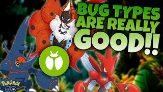 BUG TYPE POKÉMON ARE AWESOME in Pokémon GO!! This is the Most Underrated Type!