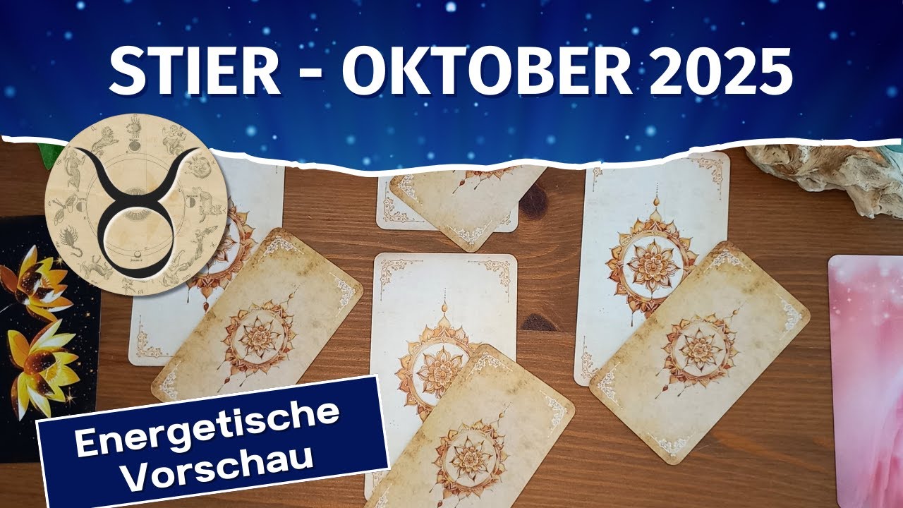 Stier: Eine Chance für die Liebe! Oktober 2025 | Tarotlegung | Kartenlegung | Orakel | Tarot | Engel
