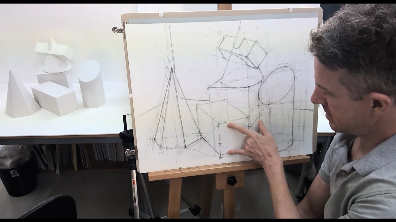 Still Life Drawing - How to set up proportions with the Basic Unit ...