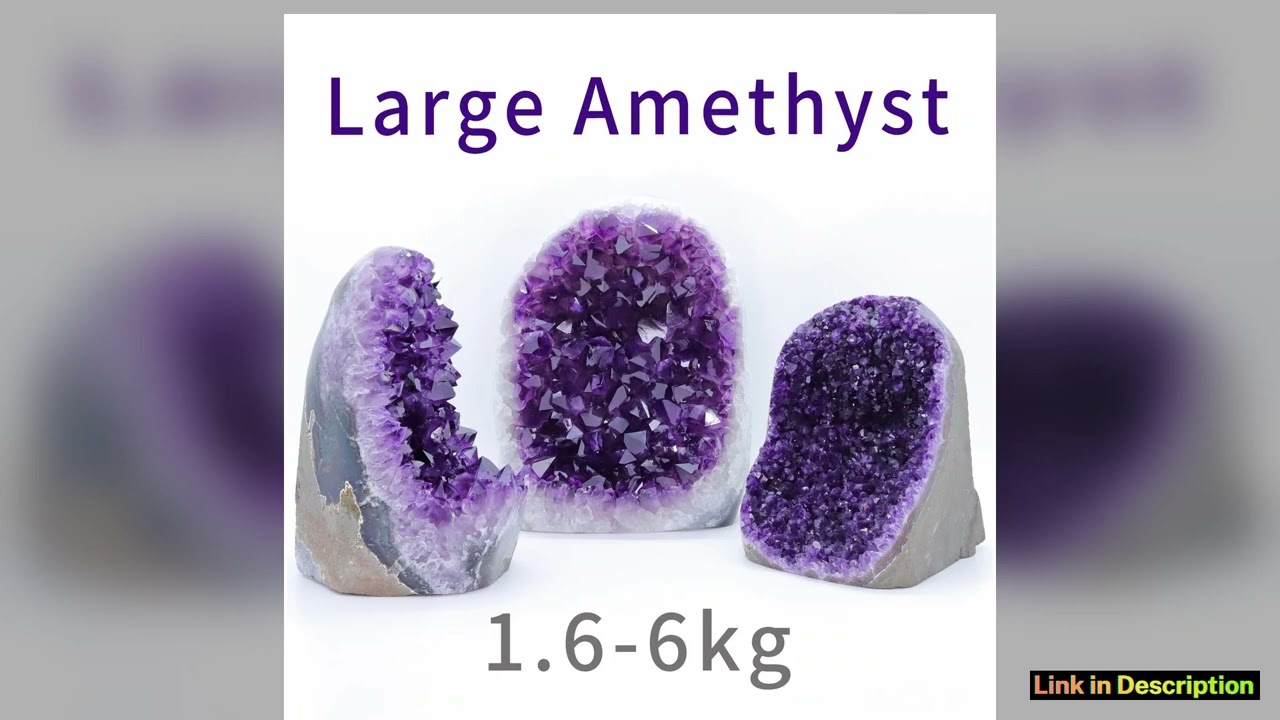 Large Big 26Kg Natural Amethyst Geode Crystal Quartz Cluster Dream Specimen Energy Healing Thunder