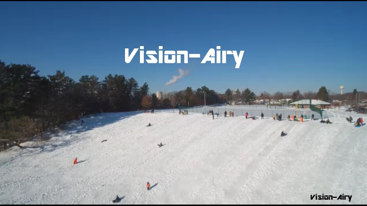 Winter Sledding at St Park near Wausau WI YouTube