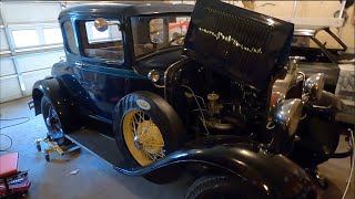 1931 Ford Model A Coupe Dustoff  New Shocks, carb swaps, oil mods, and more!