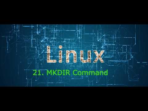 21. MKDIR command in Linux | Linux Crash Course | Linux from zero to advanced #linux #devops
