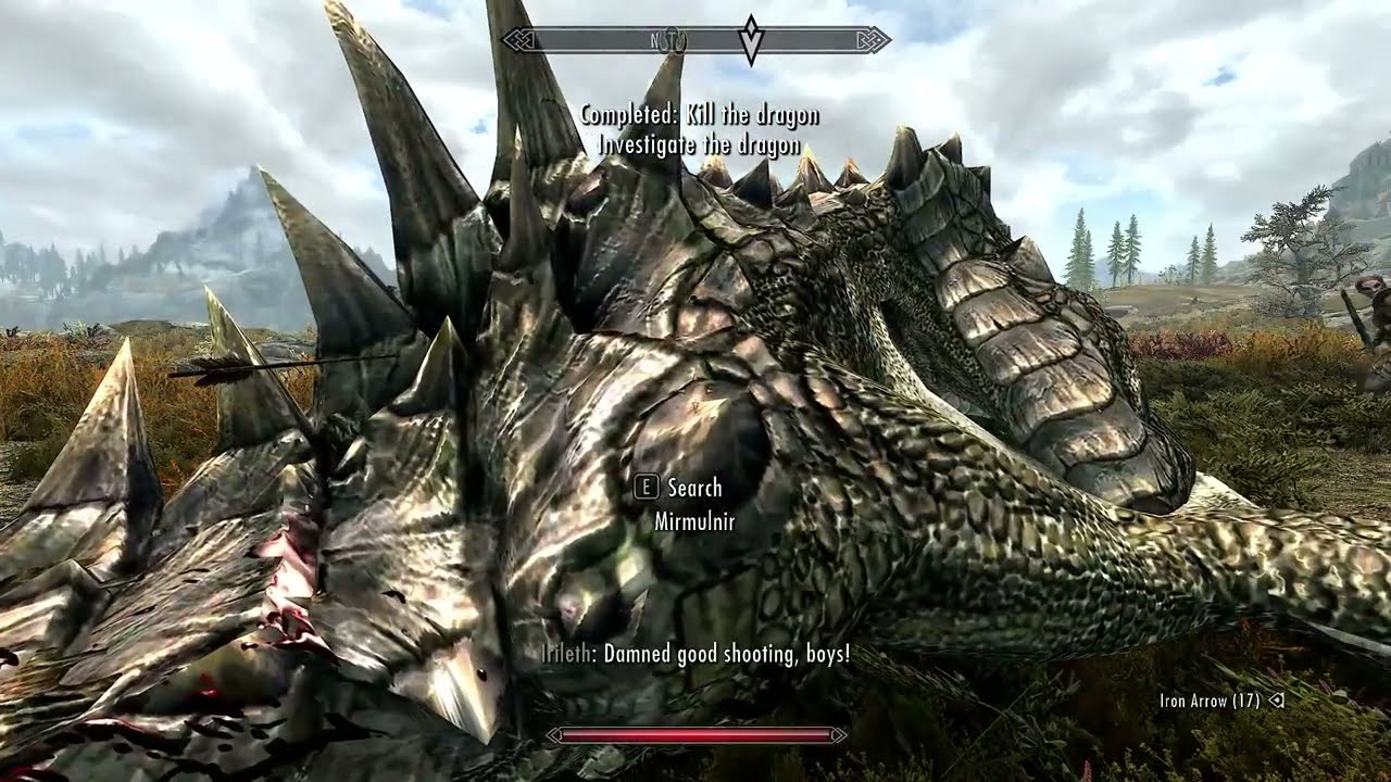 Let's Play Skyrim | XaPKPax | Pt. 5 / Dragon Attack on Watch Tower