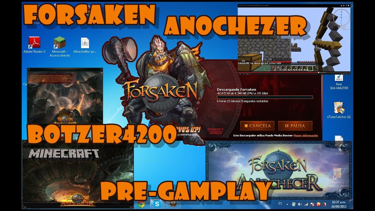 Forsaken Anochecer pre-Gameplay botz-gamer - YouTube