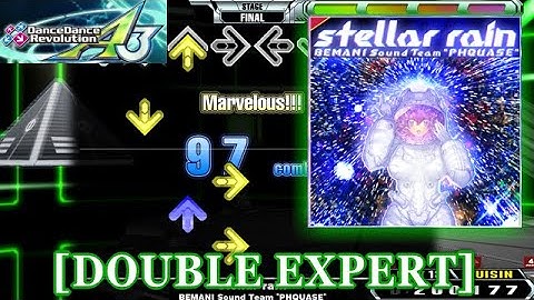【DDR A3】 stellar rain [DOUBLE EXPERT] 譜面確認＋Play