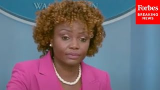 Reporter Interrupts Karine Jean-Pierre To Press Her About Biden's 2024 Reelection Bid Decision