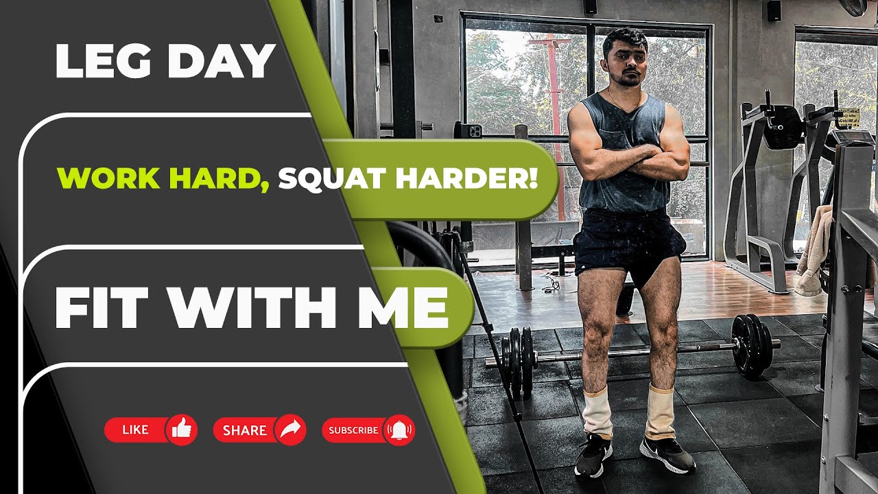 LEG DAY WORKOUT 🔥QUADS , HAMSTRINGS & GLUTES! || Vishal vlogs|| - YouTube