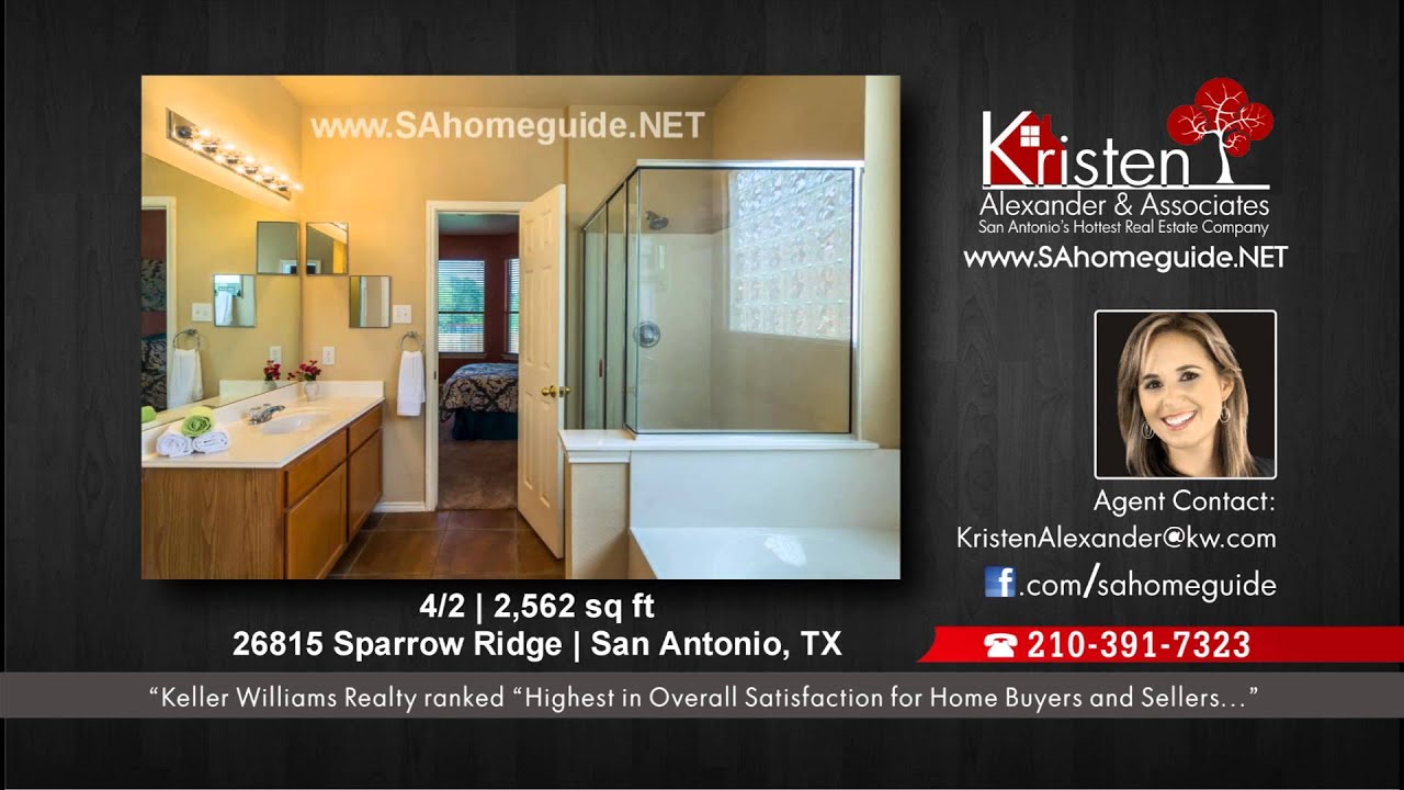 26815 Sparrow Ridge, Best Homes for Sale North San Antonio YouTube