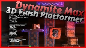 Dynamite Max 3D Flash Game GAMEPLAY Papervision3d Box2d