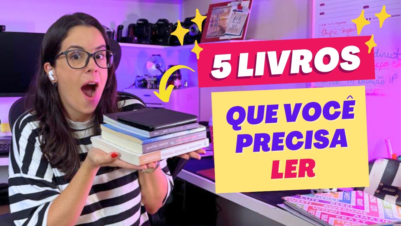 5 LIVROS QUE MUDARAM MINHA VIDA - YouTube