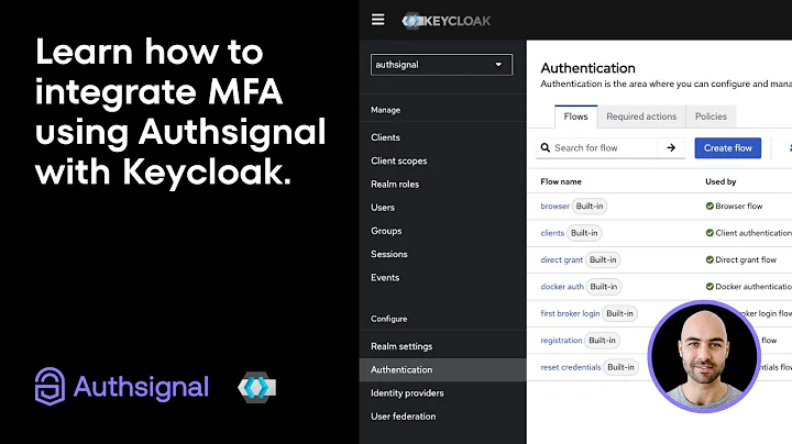 Learn How To Integrate MFA Using Authsignal With Keycloak