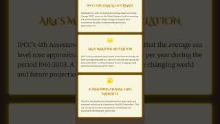Intergovernmental Panel on Climate Change IPCC Assessments and Projections