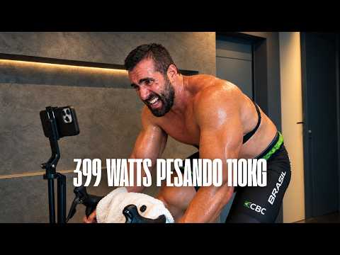 242 LBS ON THE BIKE! HOW MANY WATTS CAN I GENERATE? (FTP TEST)