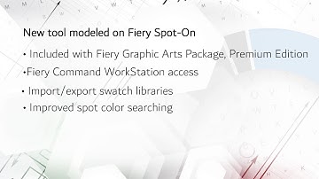 EFI Fiery Spot Pro Overview