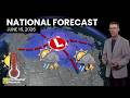 Canada's National Forecast - June 16, 2026 | #WeatherAM