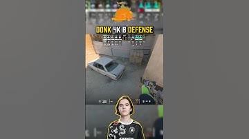 Donk - 4 AK kills (3 HS) on the bombsite B defense . #donk #faceit #blast #cs2 #csgo #cs2moments