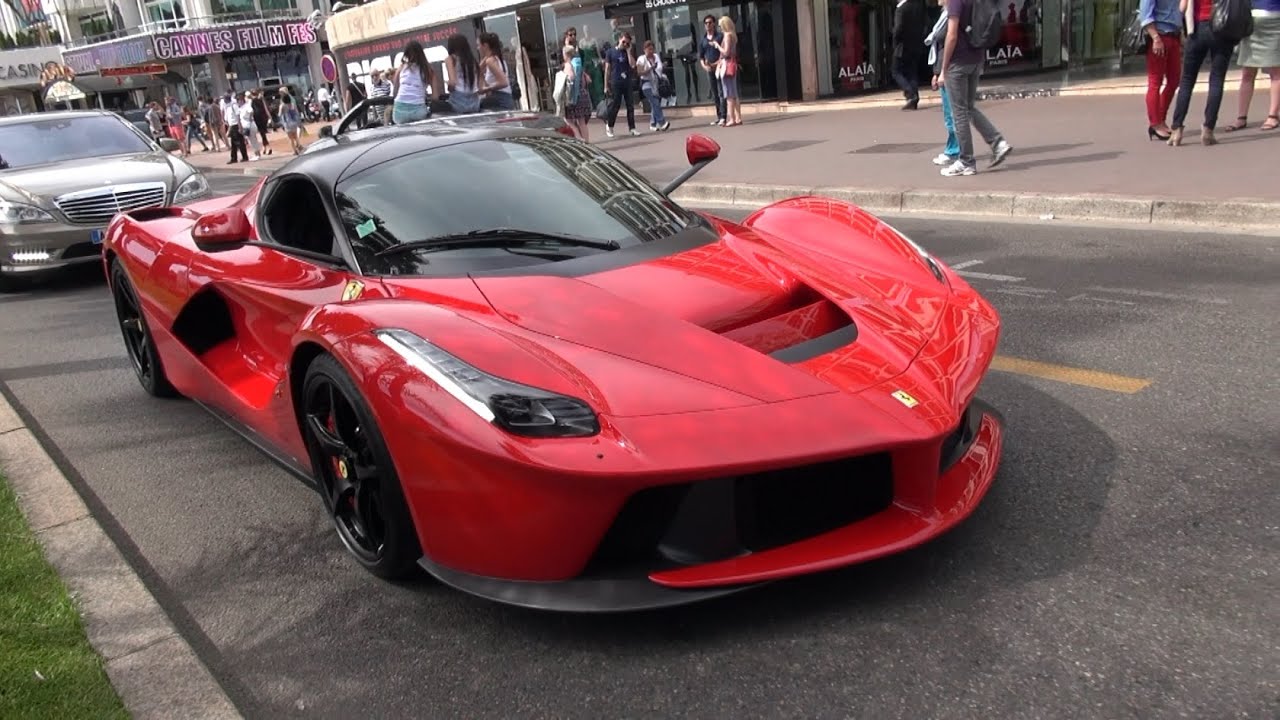 Ferrari LaFerrari cruising in Cannes - YouTube