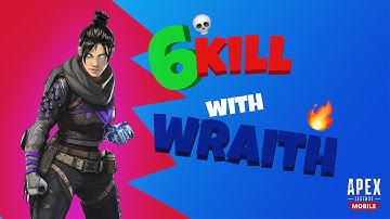 6 kill with wraith🤯 Apex legends mobile y9s