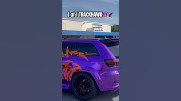 1 of 1 TRACKHAWK #srtpowered #jeep #trackhawk #mopar #tuff #fire #moparornocar #dodge #shorts