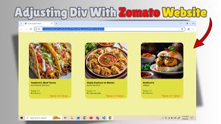 I TRY TO CREAT ZOMATO 🍕WEBSITE USING HTML, CSS-DIV PROPERTY...!