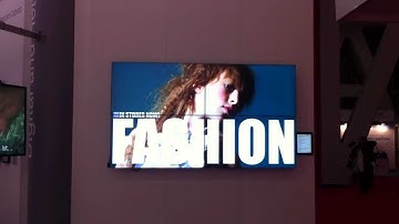 VIDEOWALL with NEC LCD X463UN - NEC Stand ISE 2012