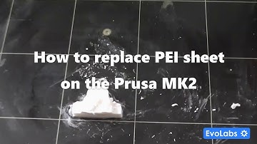 Tip: How to replace PEI sheet on the Prusa MK2