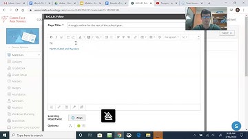 How to add a page on schoology
