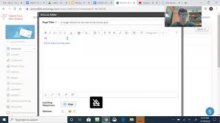 How to add a page on schoology