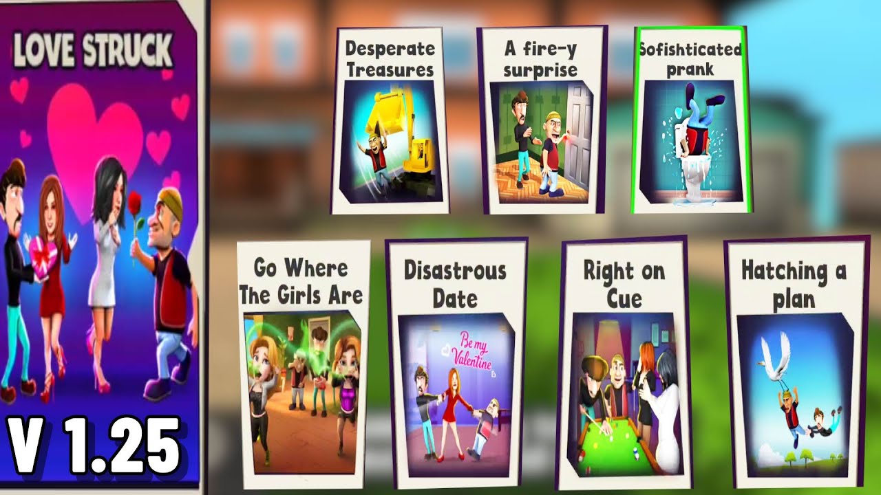Scary Robber Home Clash 1.25 LoveStruck Все уровни Android, iOS