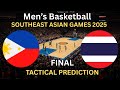 🔴Philippines vs Thailand LiveScore I South East Asian Men's Basketball Games 2025 FINAL Commentary