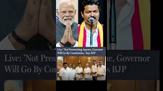 Tamil Nadu Election Live Updates:'Not Pressurising Anyone, Governor Will GoBy Constitution,'Says BJP