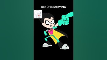 MEWING transformation Minecraft edit #shorts #mewing #memes #minecraft #trending #transformation
