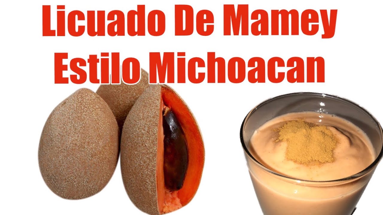 Licuado / Malteada / Shake de Mamey - YouTube