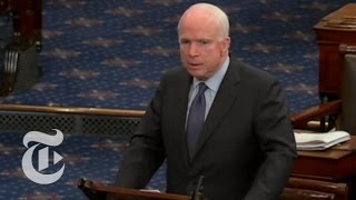 John McCain Responds to Torture Report | The New York Times