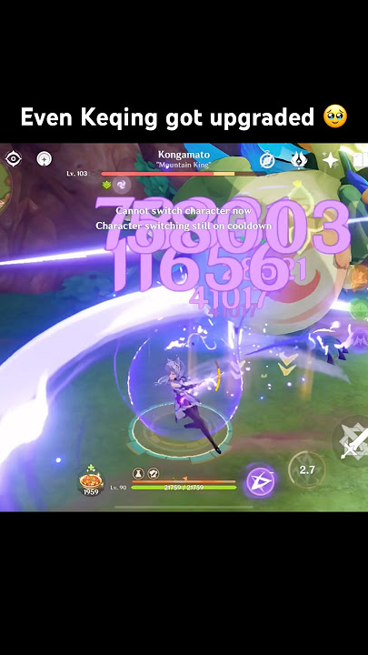 Even Keqing got upgraded #keqing #genshinimpact #hoyocreators