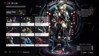 Warframe (PS4) Trinity prime inmortal ev & duration build [0 forma]