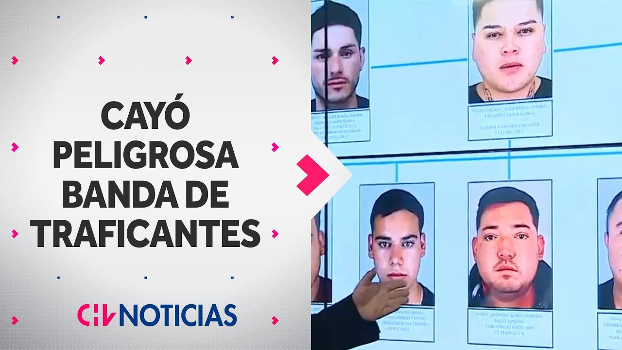 LA CAÍDA DE PELIGROSA BANDA de traficantes que tenía tomada población de Lo Espejo - CHV Noticias