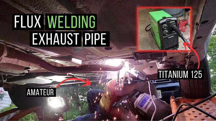Flux welding exhaust pipe with a Titanium 125?
