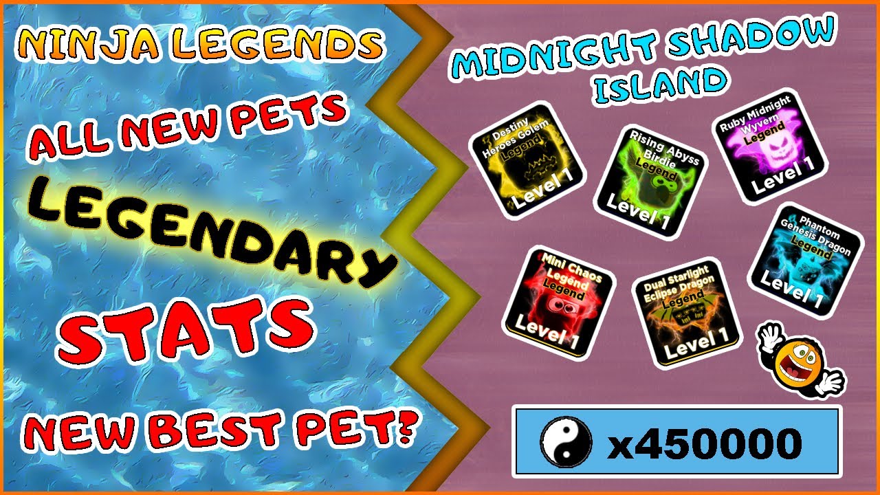 Updated Working Game Codes Ninja Legends Midnight Shadow Island Roblox Youtube - all new code midnight shadow island pet clone pass roblox