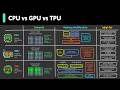 CPU vs GPU vs TPU