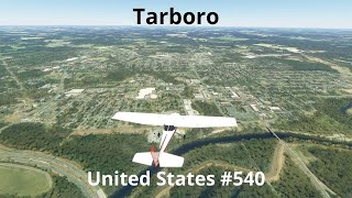 Flying over Tarboro/Flying through United States #540/Microsoft Flight Simulator 2020