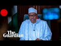 Nigerian president Muhammadu Buhari on closure of controversial Sars police unit